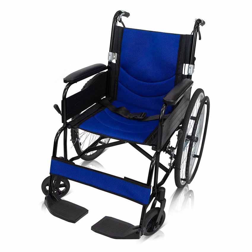 Vive Health Air Frame Wheelchair – Compact Folding Wheelchair and Ultra Lightweight Folding Wheelchairs for Easy Travel