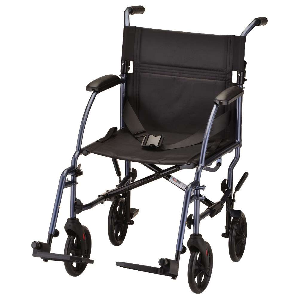 Nova Lightweight Transport Chair with Removable Wheels