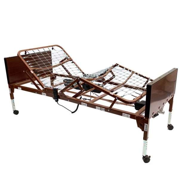 ProBasics Lightweight Full-Electric Bed with Full Rails & Group 1 Compressed Mattress
