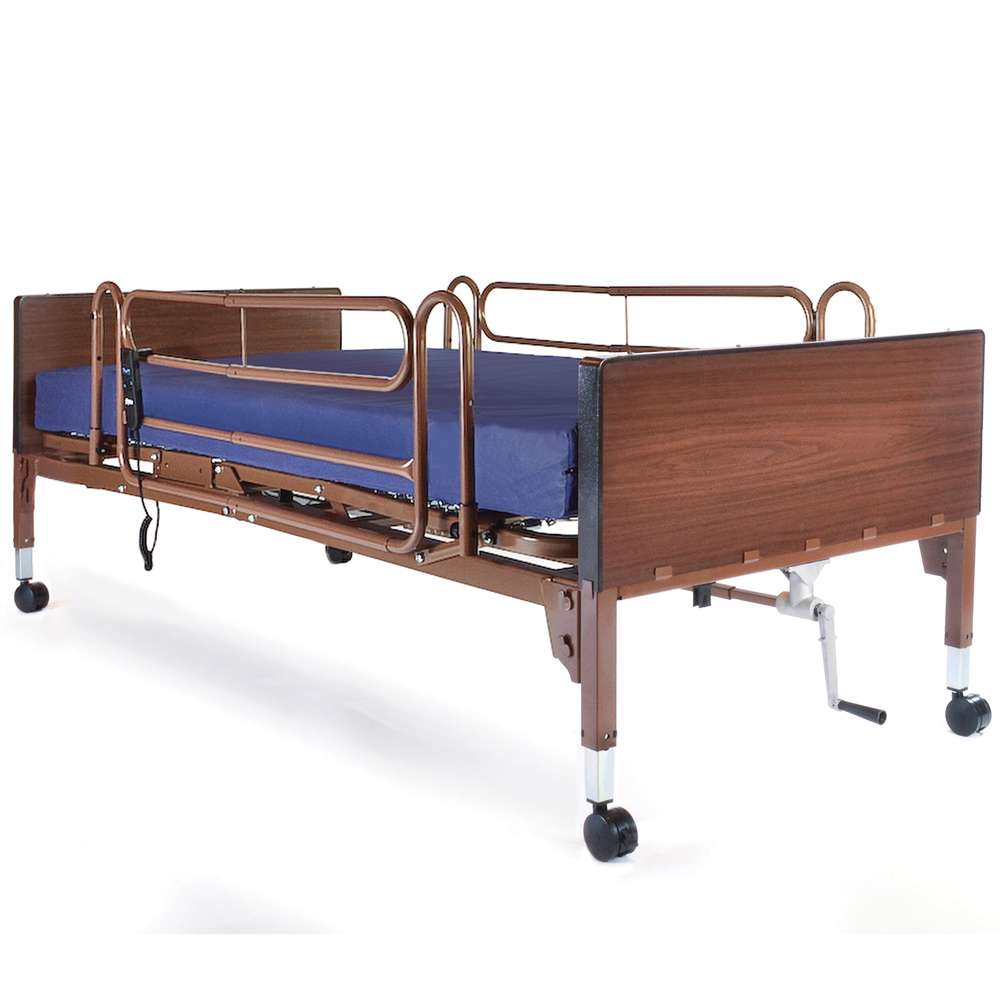 Probasics Semi-Electric Bed Pkg W/ Full Rails & Fibercore Mat