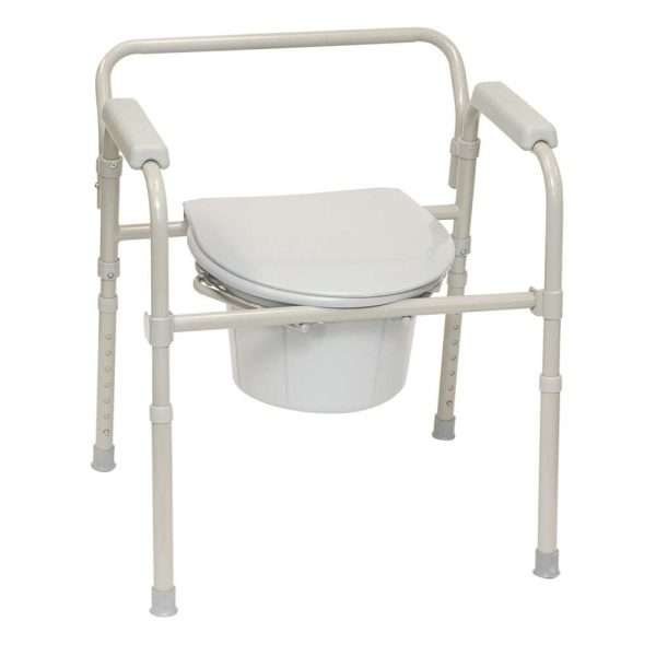 ProBasics Three-in-One Folding Commode with Full Seat (Case of 4)