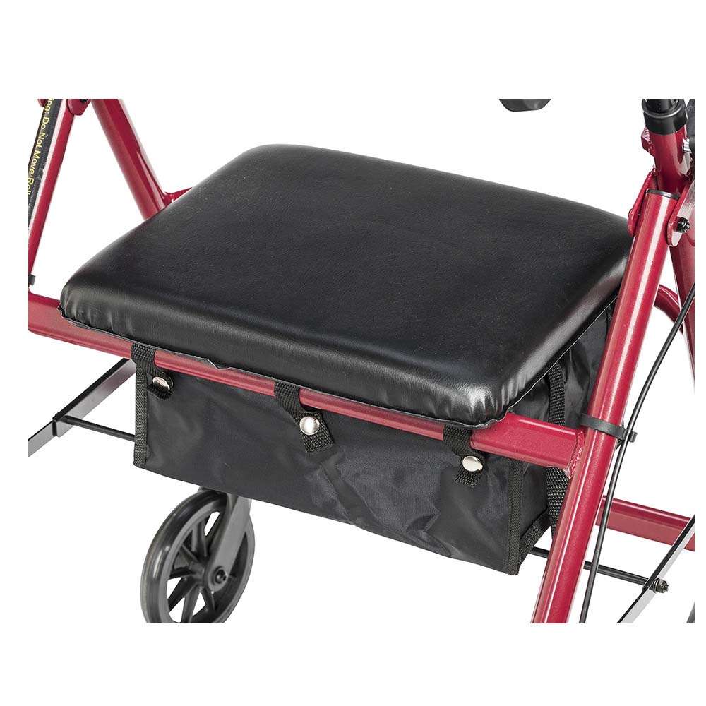 Drive Medical Aluminum Rollator, 6″ Casters