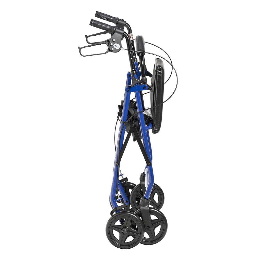 Drive Medical Aluminum Rollator, 7.5″ Casters