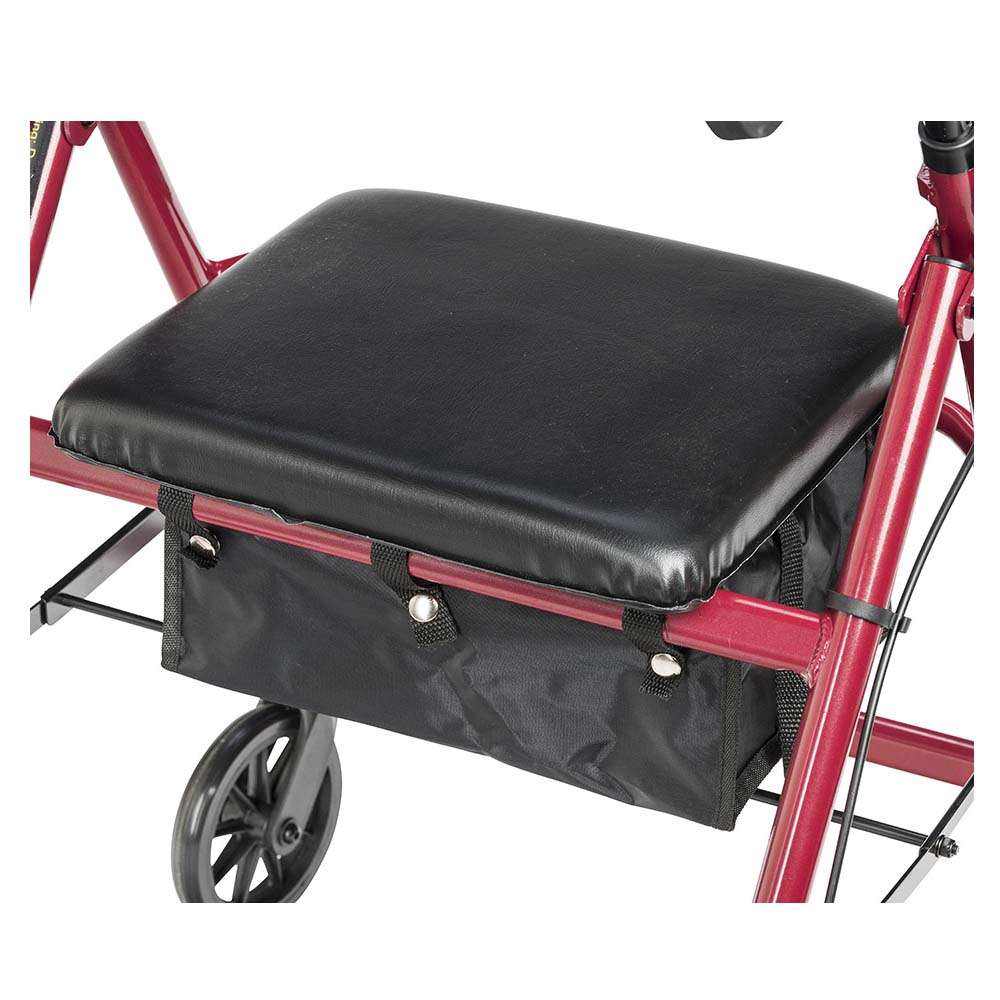 Drive Medical Aluminum Rollator, 7.5″ Casters