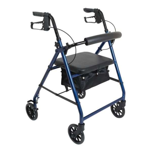 ProBasics Deluxe Aluminum Rollator with 8-inch Wheels