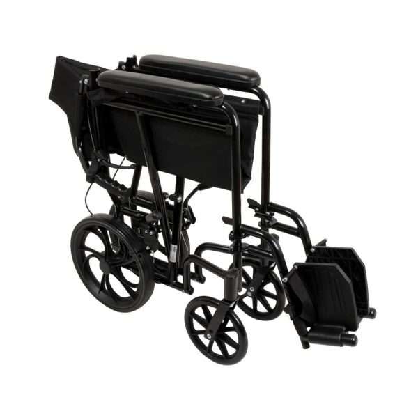 ProBasics Aluminum Transport Chair with 12-Inch Wheels