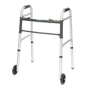 ProBasics Aluminum Two-Button Release Folding Junior Walker With 5″ Wheels (Case of 4)