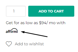 Buy Now, Pay Later with Affirm