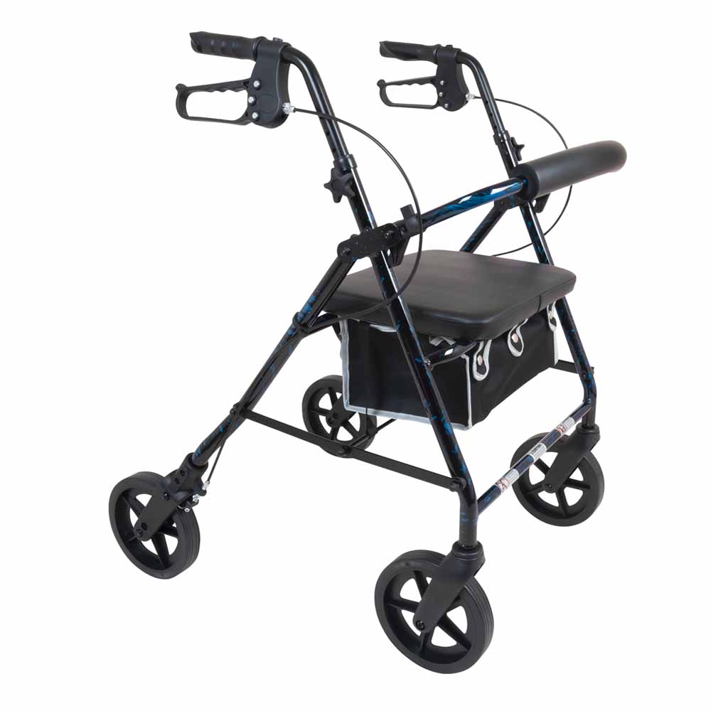 ProBasics Deluxe Aluminum Rollator with 8-inch Wheels