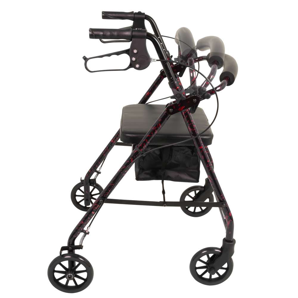 ProBasics Deluxe Aluminum Rollator with 8-inch Wheels