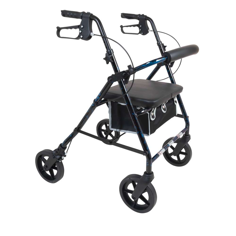 ProBasics Deluxe Aluminum Rollator with 8-inch Wheels