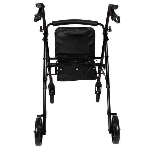 ProBasics Aluminum Height Adjustable Rollator With 8-inch Wheels