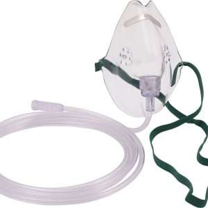 Roscoe Medical Adult Oxygen Mask with 7′ Tubing