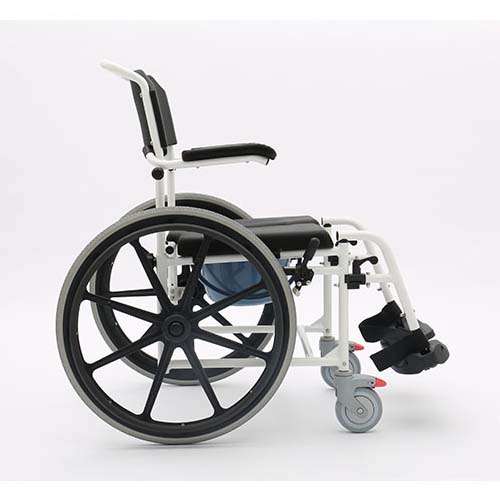 MedaCure Rolling Shower Wheelchair with Commode