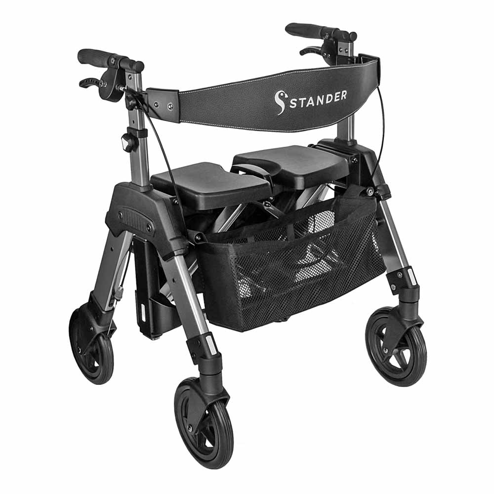 Stander EZ Fold-N-Go Rollator HD (Heavy Duty)