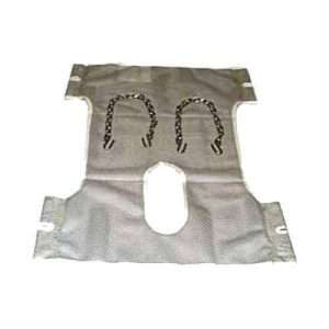 Joerns Hoyer Dacron Mesh Sling, One Piece Commode Seat & Back, Set of 2 Chains