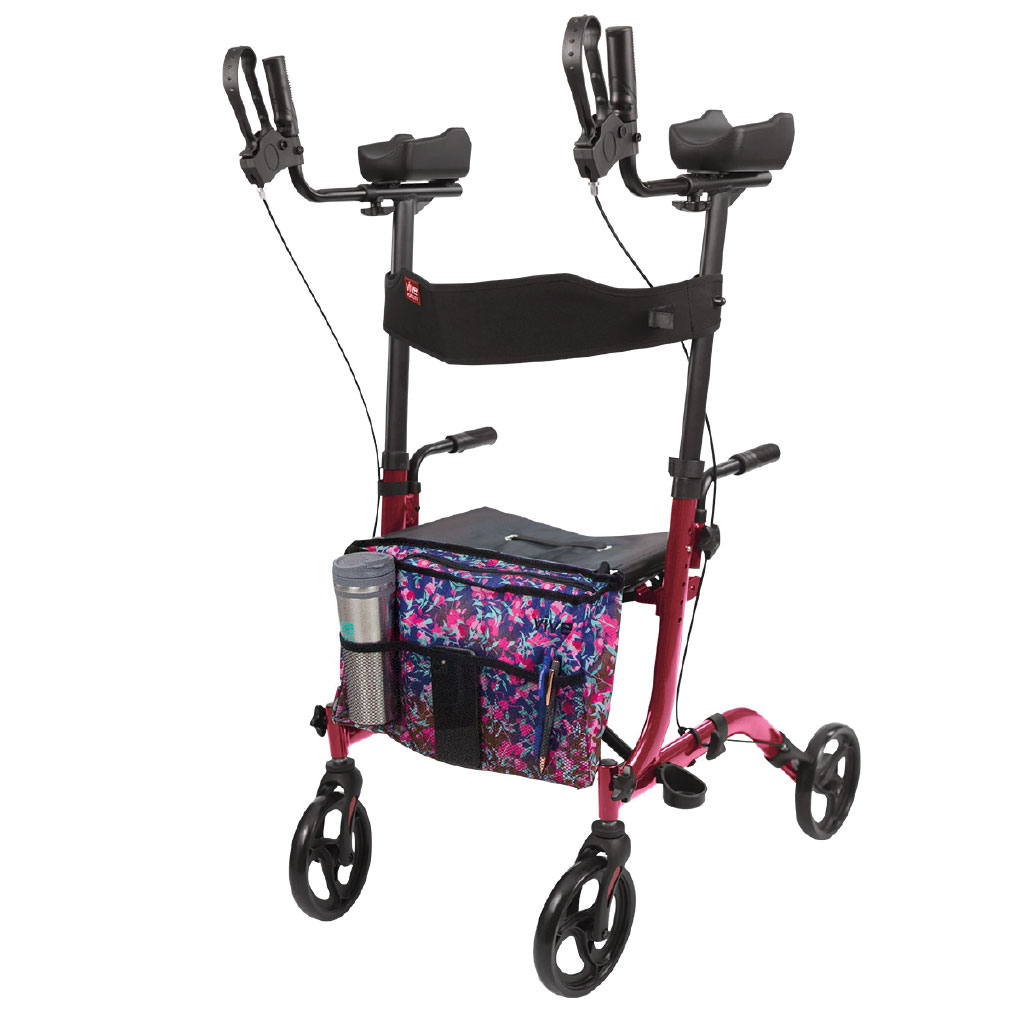 Vive Health Upright Walker Floral Bundle