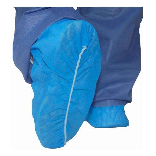 McKesson Shoe Cover X-Large Shoe High Without Tread Blue NonSterile