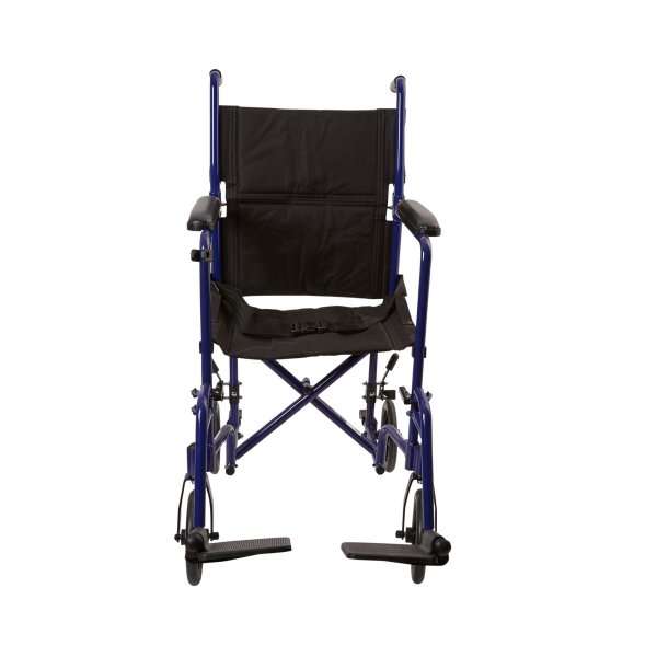 McKesson Lightweight Transport Chair Aluminum Frame