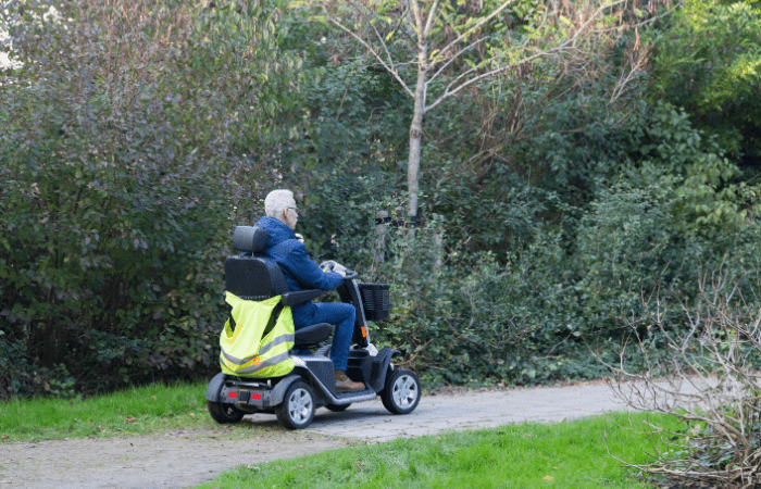 Lightweight mobility scooters for adults image describing 3 wheel scooter