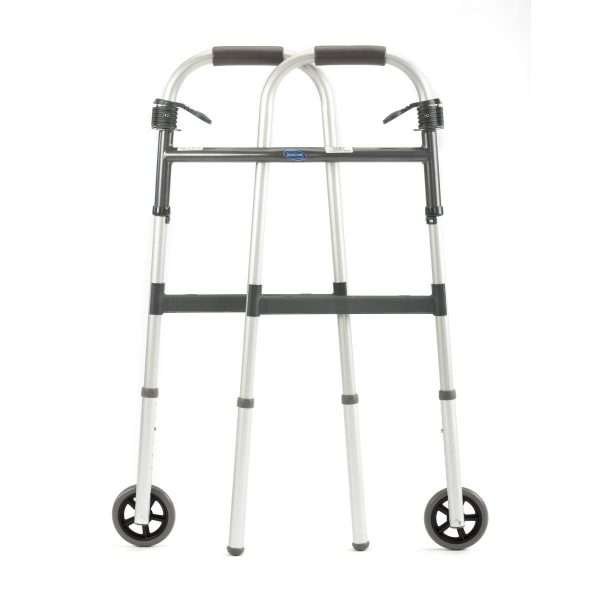 Invacare 5″ Single Fixed-Wheel Attachments with Glide Tips