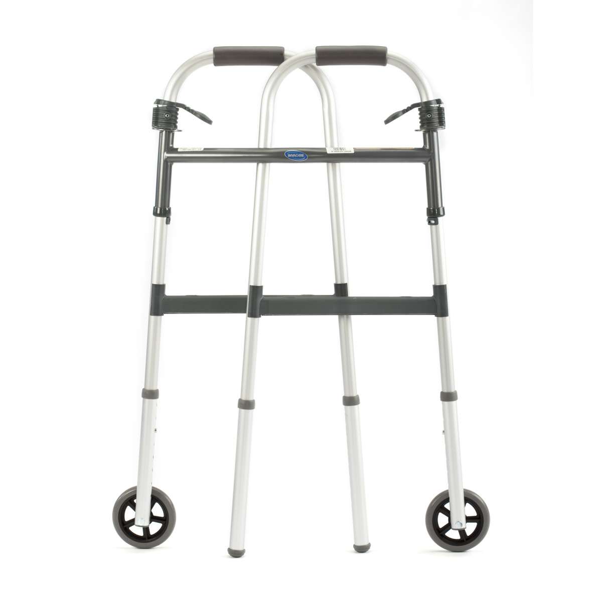 Invacare 5″ Single Fixed-Wheel Attachments with Glide Tips