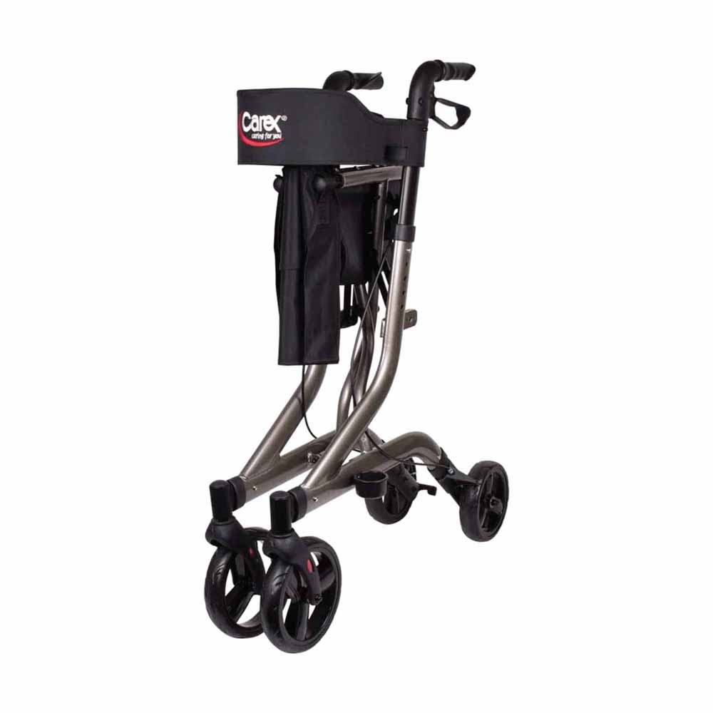 Carex Crosstour Lightweight Rolling Walker With Seat
