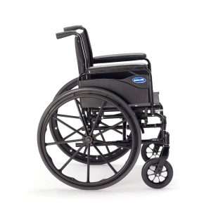 Invacare 9000 SL Wheelchair, Fixed Height Space Saver Full Arms, 18″x16″