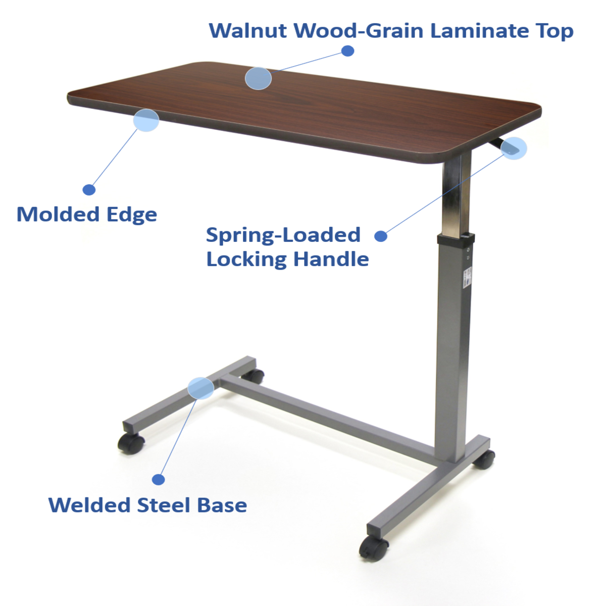 Invacare Overbed Table with Auto-Touch