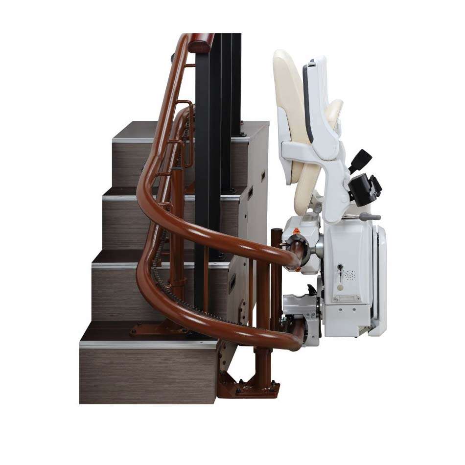 Merits Pilot Navigator Curved Stairlift