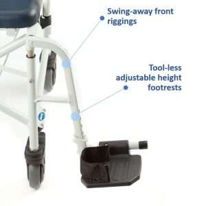 Invacare Mariner Rehab Shower Chair – 16″ Seat