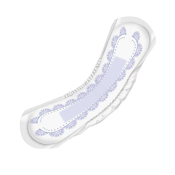 First Quality Prevail Bladder Control Pad Daily Pads 13 Inch Length Heavy Absorbency Polymer Core One Size Fits Most Adult Female Disposable