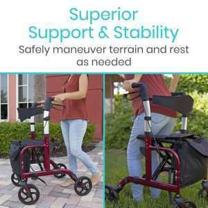 Vive Health Wheelchair Rollator