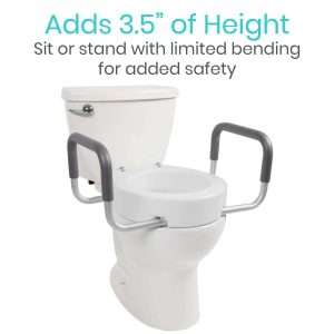 Vive Health Toilet Seat Riser with Arms