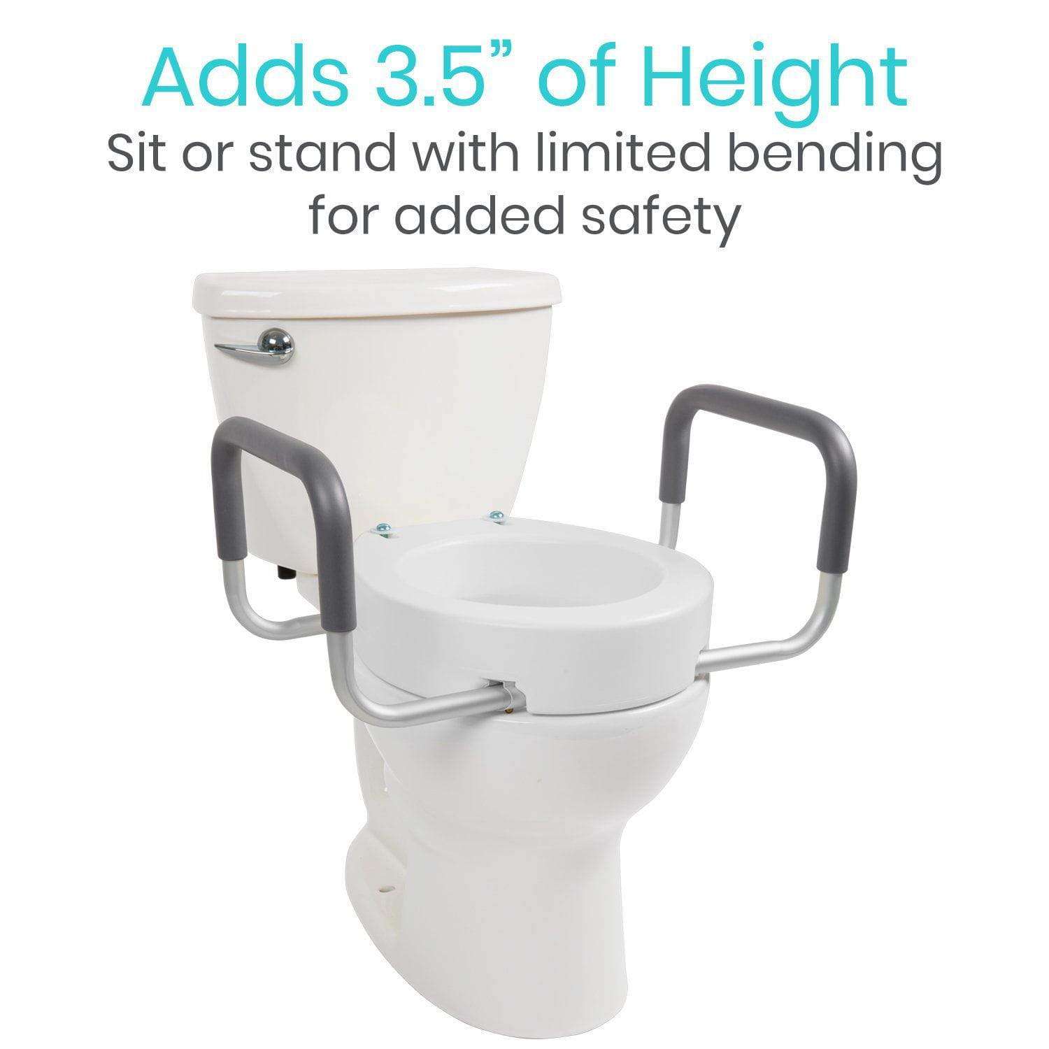 Vive Health Toilet Seat Riser with Arms