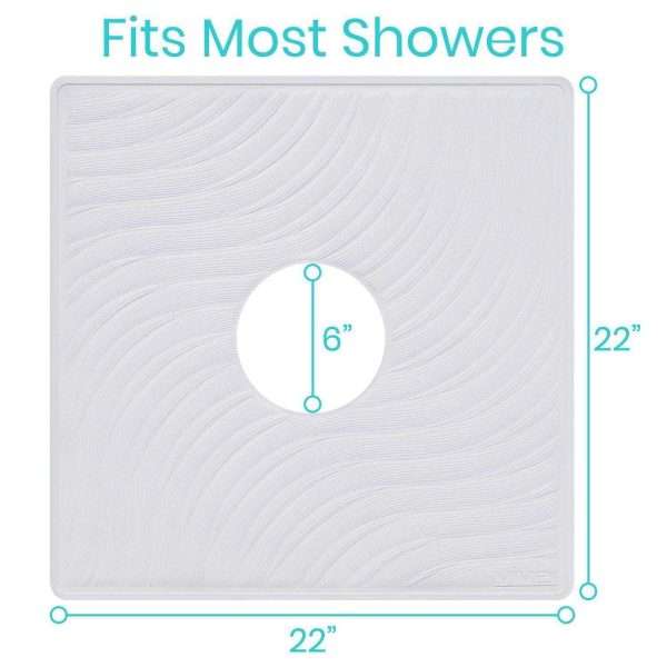 Vive Health 22″ x 22″ Shower Mat