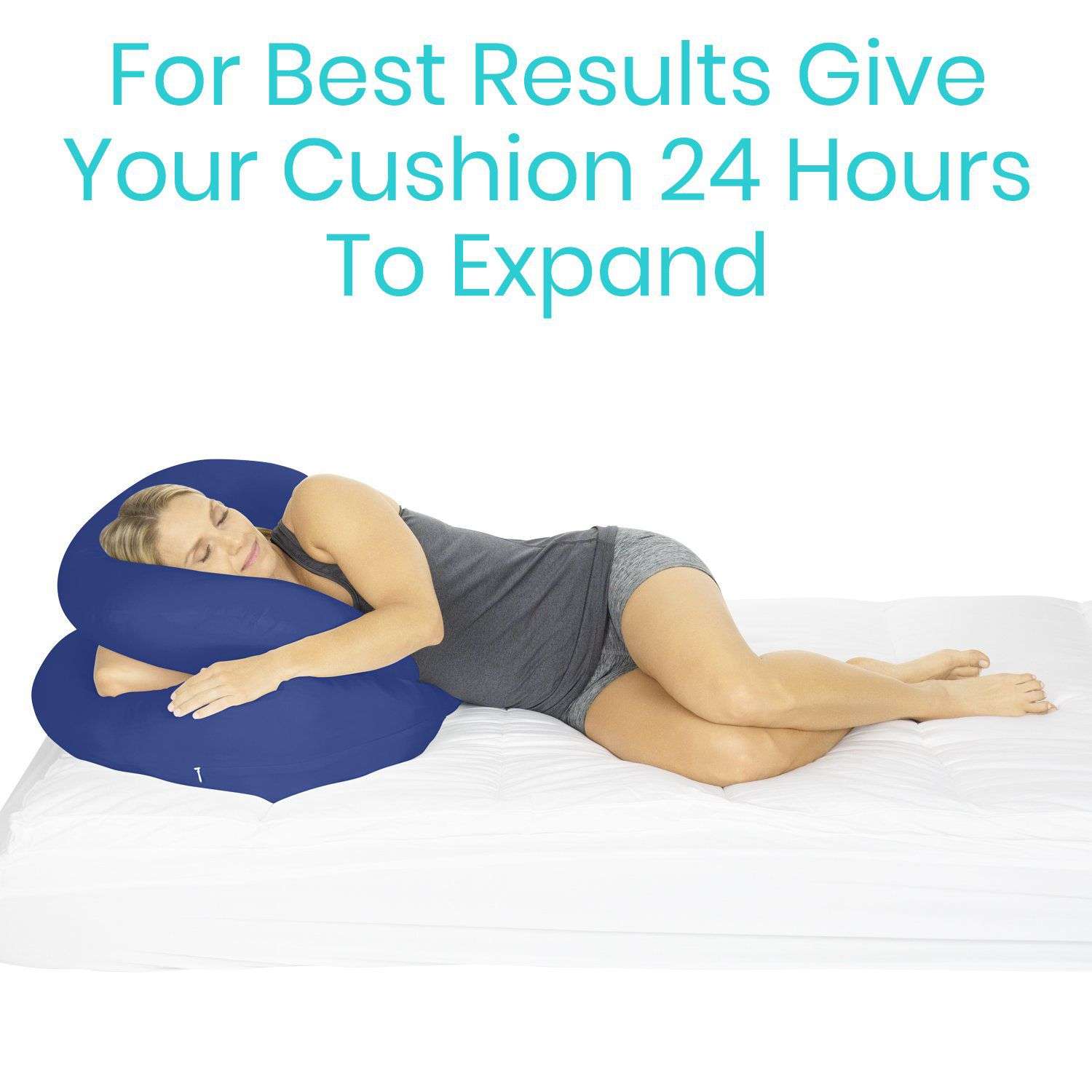 Vive Health C-Shaped Body Pillow