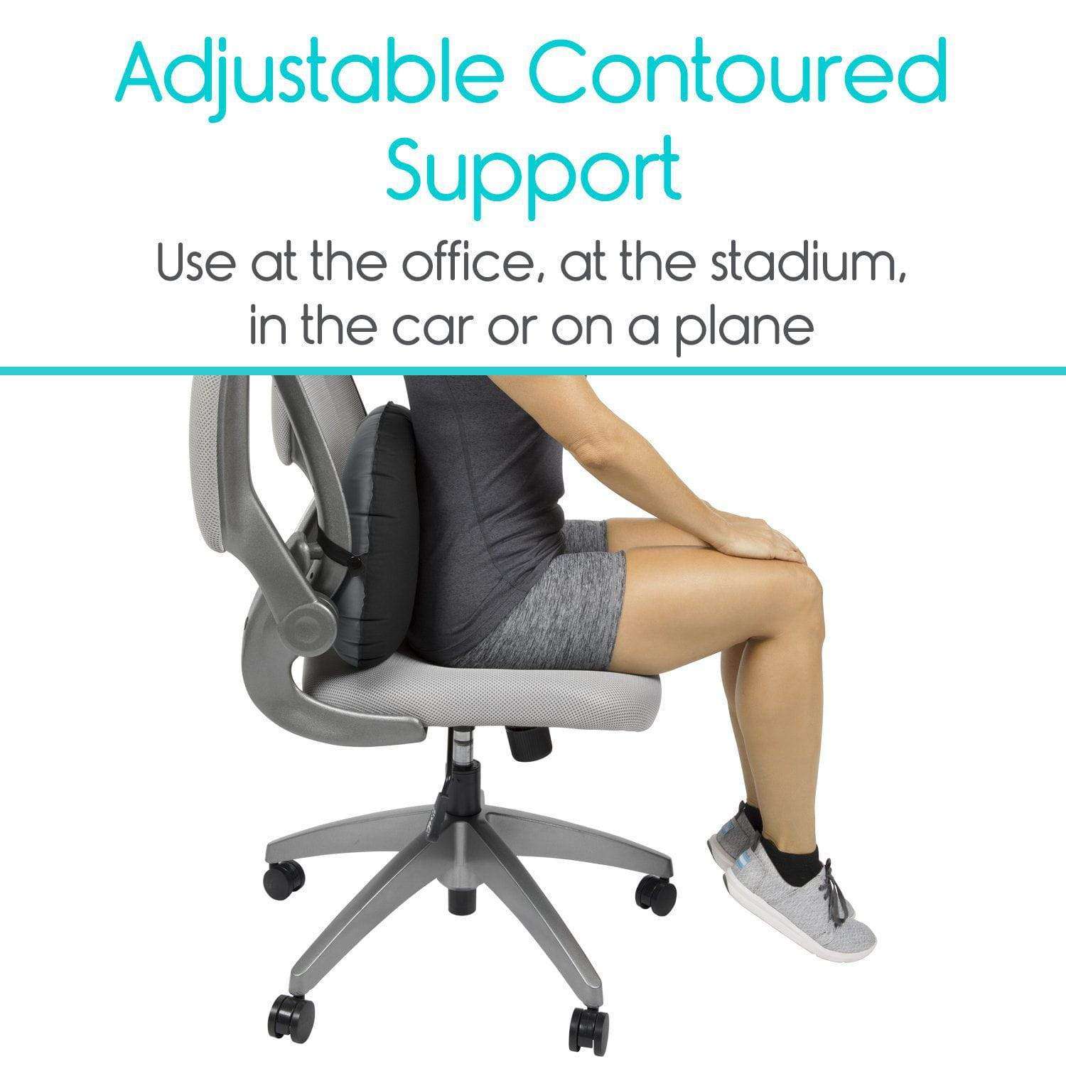 Inflatable Lumbar Support Cushion Vive