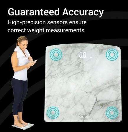 Vive Health Digital Marble Smart Scale