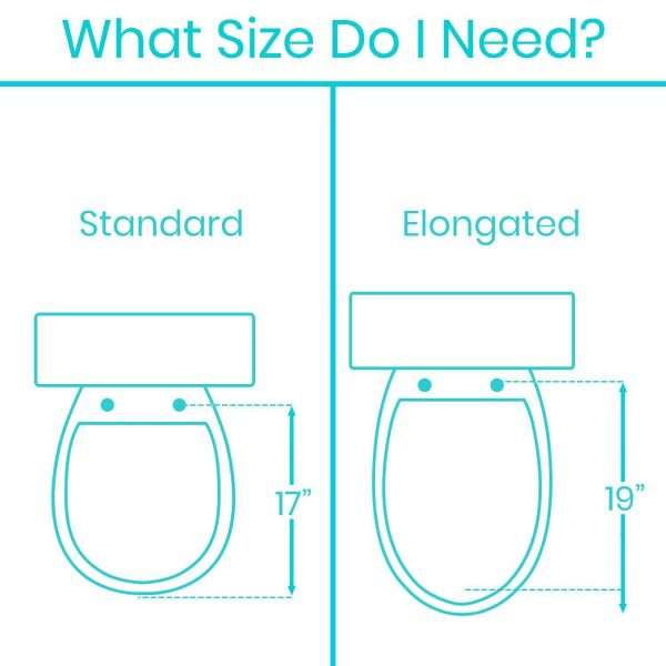 Vive Health Toilet Seat Riser with Arms