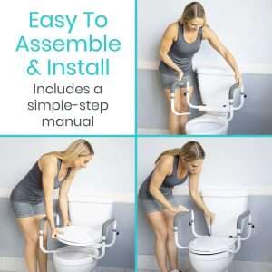 Vive Health Compact Toilet Rail