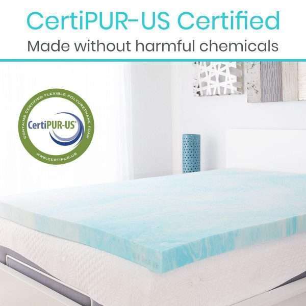 Vive Health Memory Foam Mattress Topper