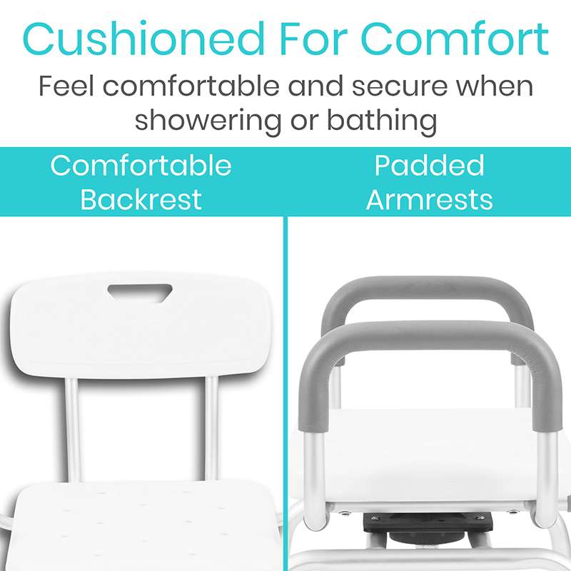 Vive Health Swivel Shower Chair