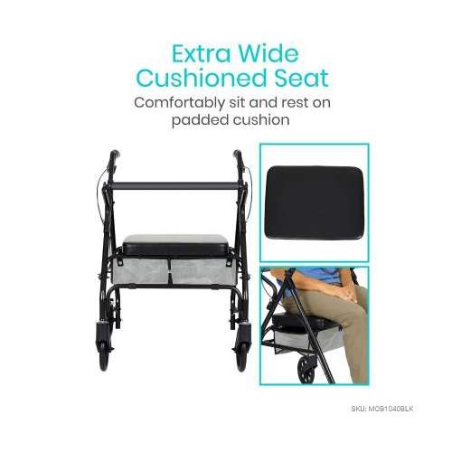 Vive Health Bariatric Rollator