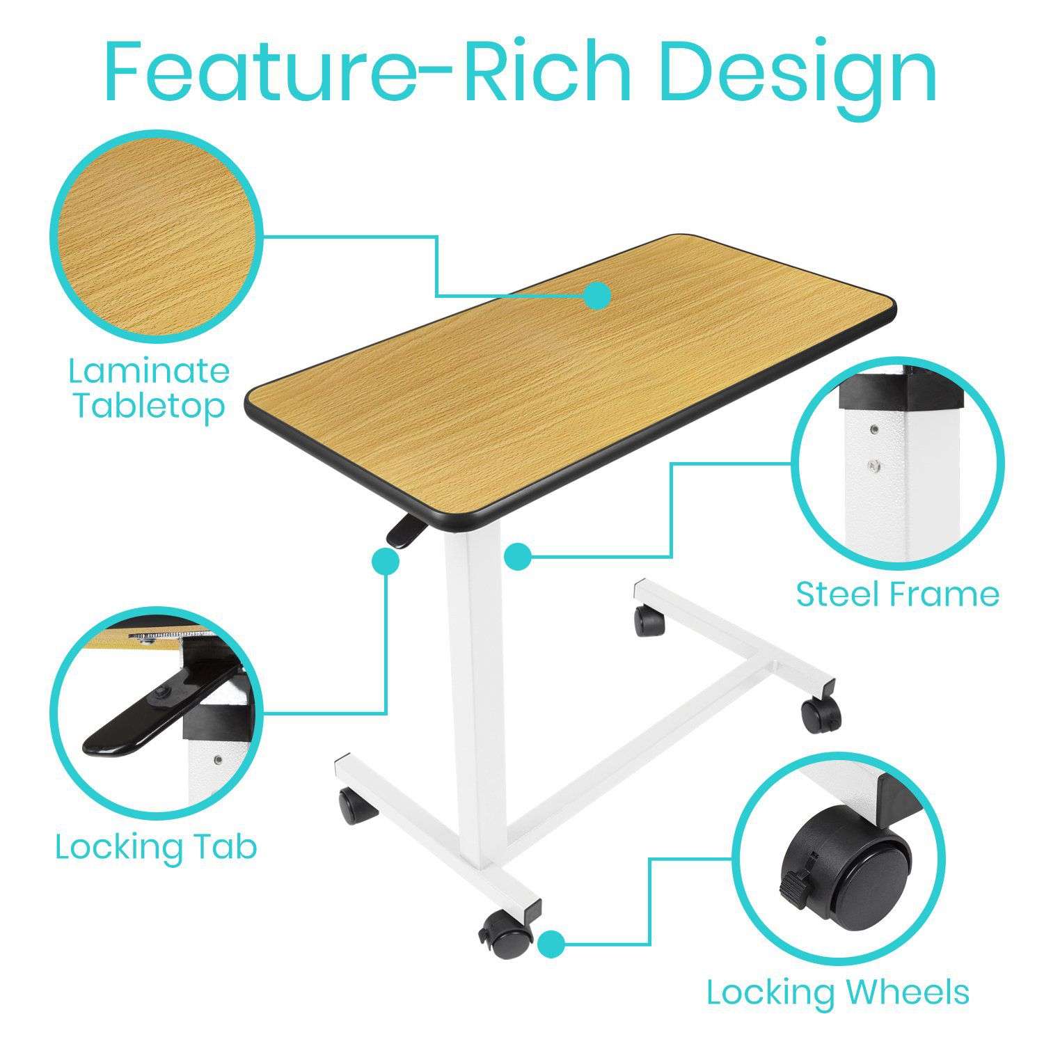 Vive Health Overbed Table