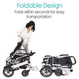 Vive Health Folding Power Wheelchair