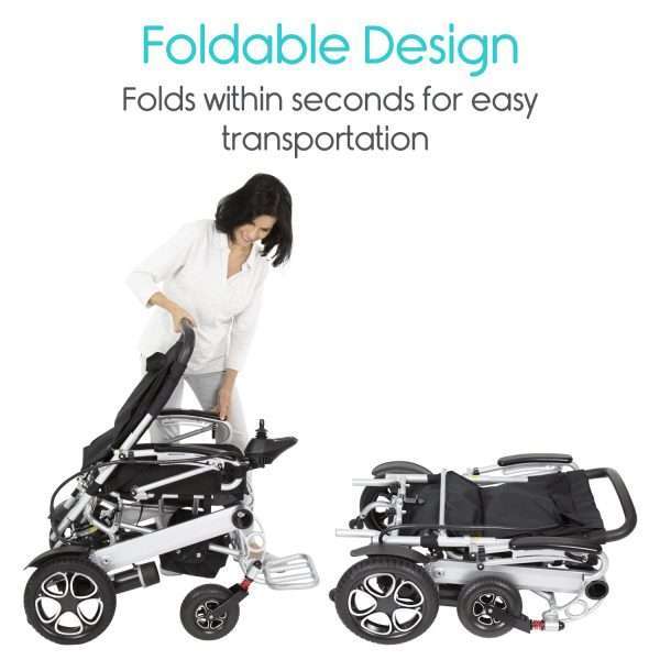 Vive Health Folding Power Wheelchair