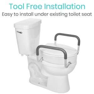 Vive Health Toilet Seat Riser with Arms