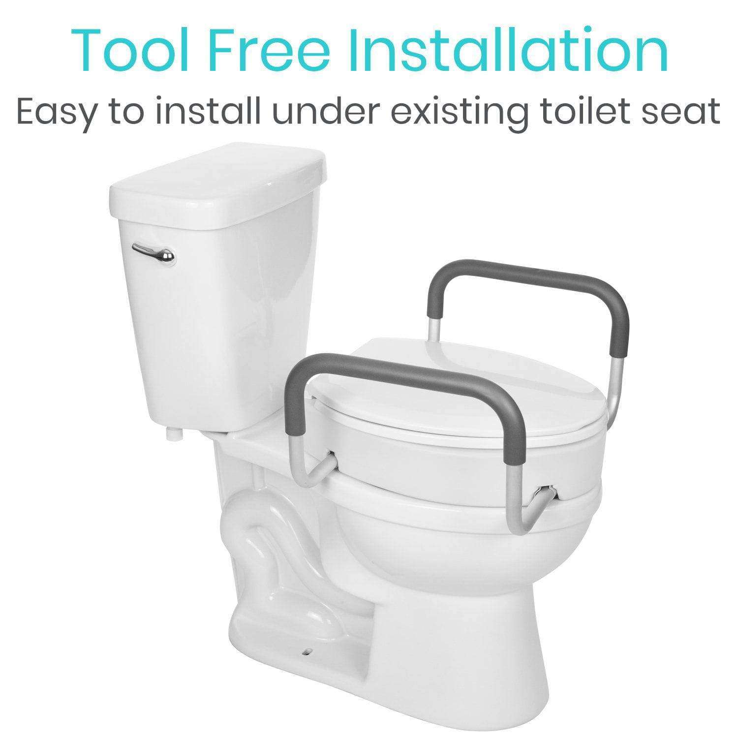 Vive Health Toilet Seat Riser With Arms