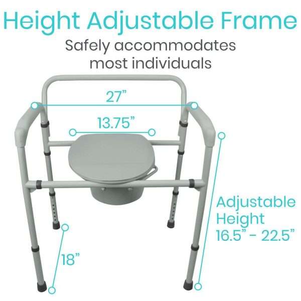 Vive Health Bariatric Commode